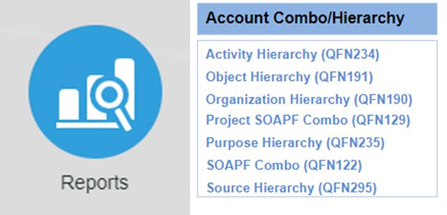 Quantum Financials Account Combo/Hierarchy Image