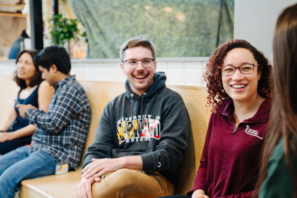 Students Laughing