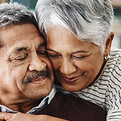 An elderly couple