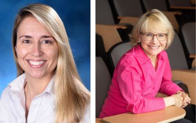 Left to right, Katherine E. Goodman, PhD, JD, and Diane Hoffmann, JD, MSc