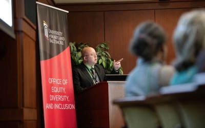 Kenneth H. Wong, PhD, gave the School of Graduate Studies presentation during the inaugural State of EDI convening at UMB.