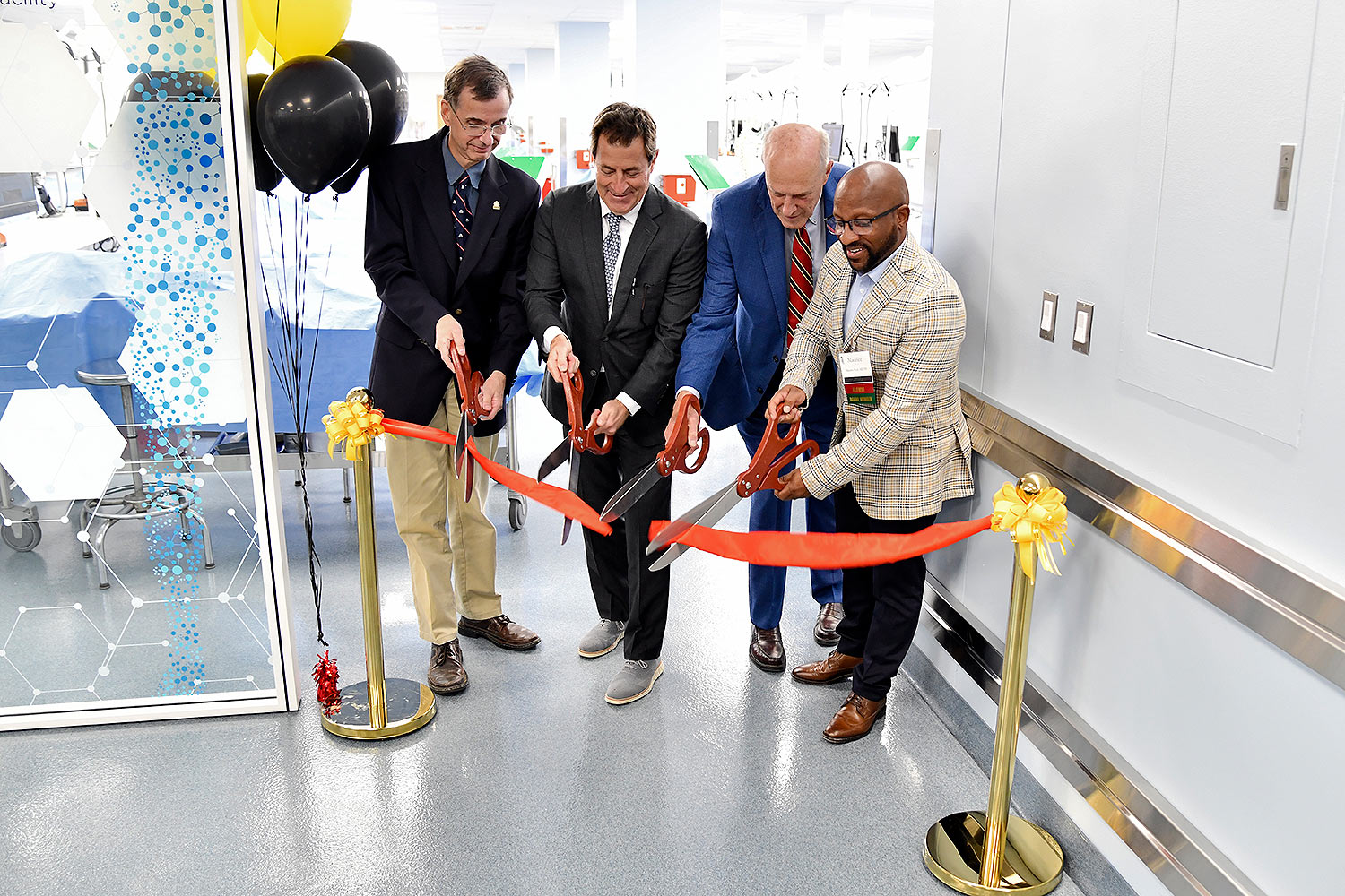 (l-r) Adam Puche, Mark Gladwin, Bruce Jarrell, and Maurice Reid